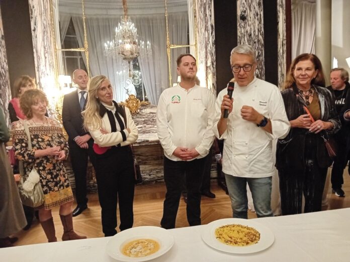 Chefs españoles e italianos ante las “recetas dialogadas”. Foto: María José Cavadas.