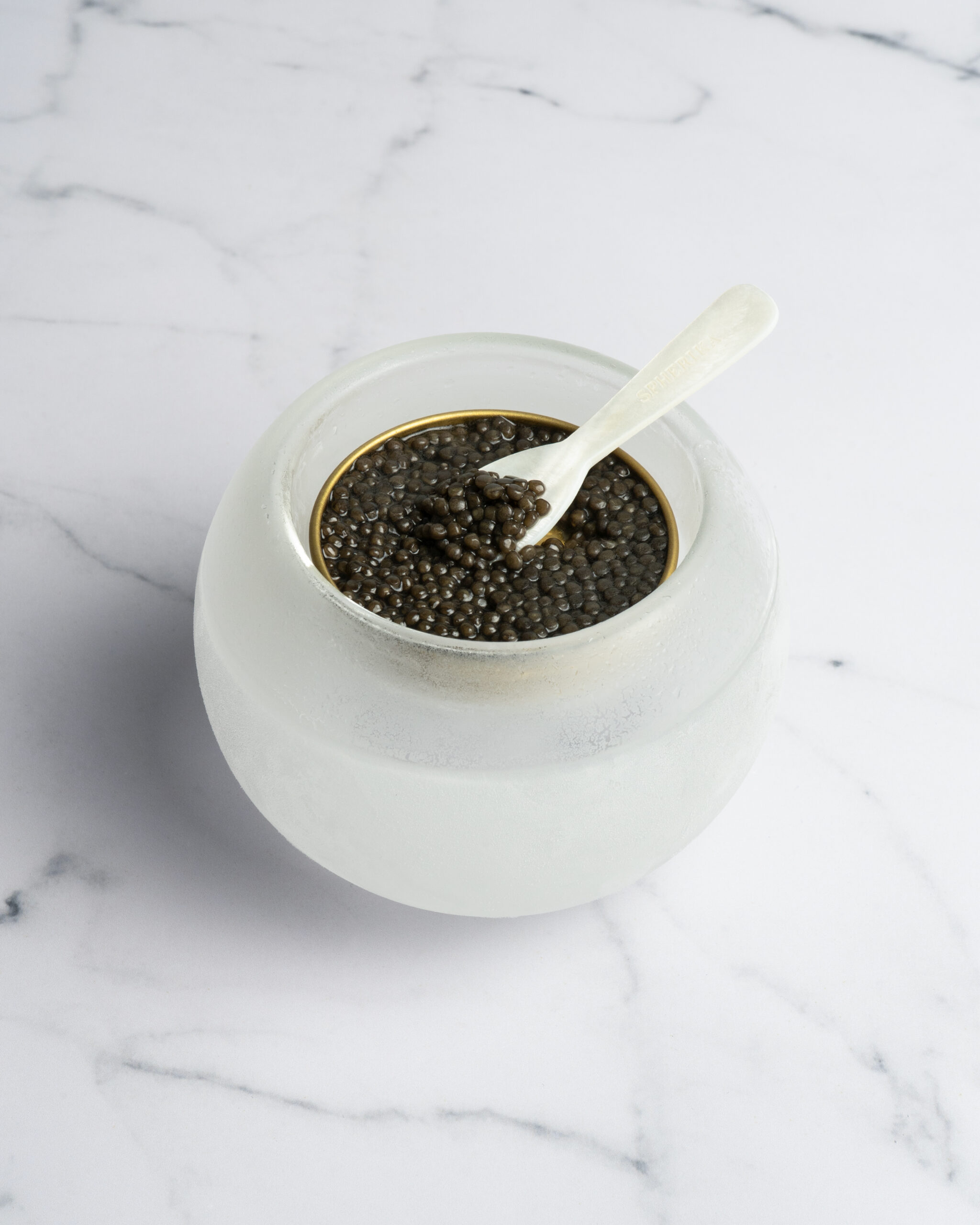 Caviarera Spherika en esa edición limitada. Foto: agencia.