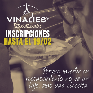 Dos universos, una misma exigencia. Anuncian la alianza estratégica: el formato Bag-in-Box se une al prestigio de las Vinalies Internationales. Innovación y tradición compartiendo una misma copa. Foto: Vinalies Internationales.