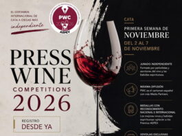 La AEPEV busca los mejores vinos de España en su concurso 2026 Nace el Press Wine Challenge con el concurso que revoluciona el vino español. Foto: PWC