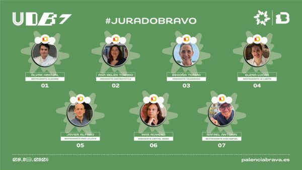 El jurado profesional de 2026 reúne el talento, la visión y la pasión de Alvar Hinojal, Ana Belén Toribio, Begoña Tormo, Elena Lucas, Javier Alfaro, Mar Romero y Rafael Antonín (Casa Rafuel). Siete grandes referentes entre estrellas Michelin, periodismo de vanguardia y maestros del sabor. Foto: agencia.