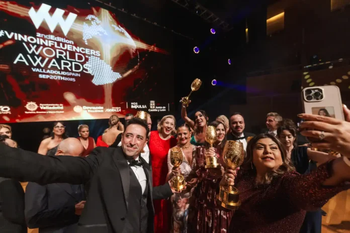 VINOINFLUENCERS World Awards 2024: Valladolid se convierte en el epicentro global del enoturismo, el lujo y la IA. Foto: Vinoinfluencers.