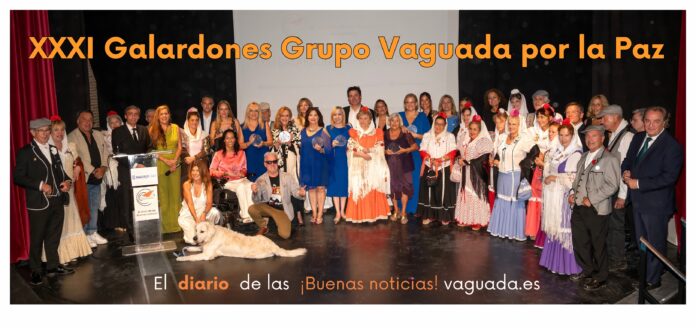 XXXI Galardones Grupo Vaguada por la Paz 2026. Noche mágica en el corazón del Retiro ✨ Honrada de recibir el Galardón Comunicación Be Positive en los XXXI Galardones Grupo Vaguada. Porque la gastronomía también es cultura, alma y un puente hacia la paz. Foto: Diario de las Buenas Noticias.