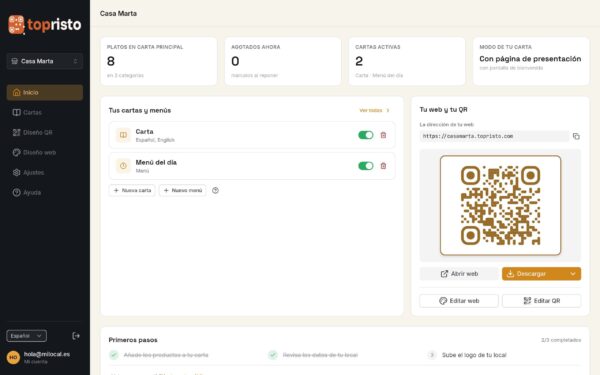 Atrae al turismo internacional sin barreras de idioma. Muestra tus platos en 28 lenguas, actualiza precios al vuelo y convierte tu carta en un escaparate activo en Instagram y Google con un solo QR. Foto: agencia.